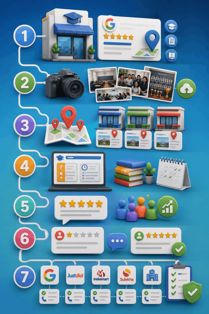 Local SEO checklist for coaching institutes
