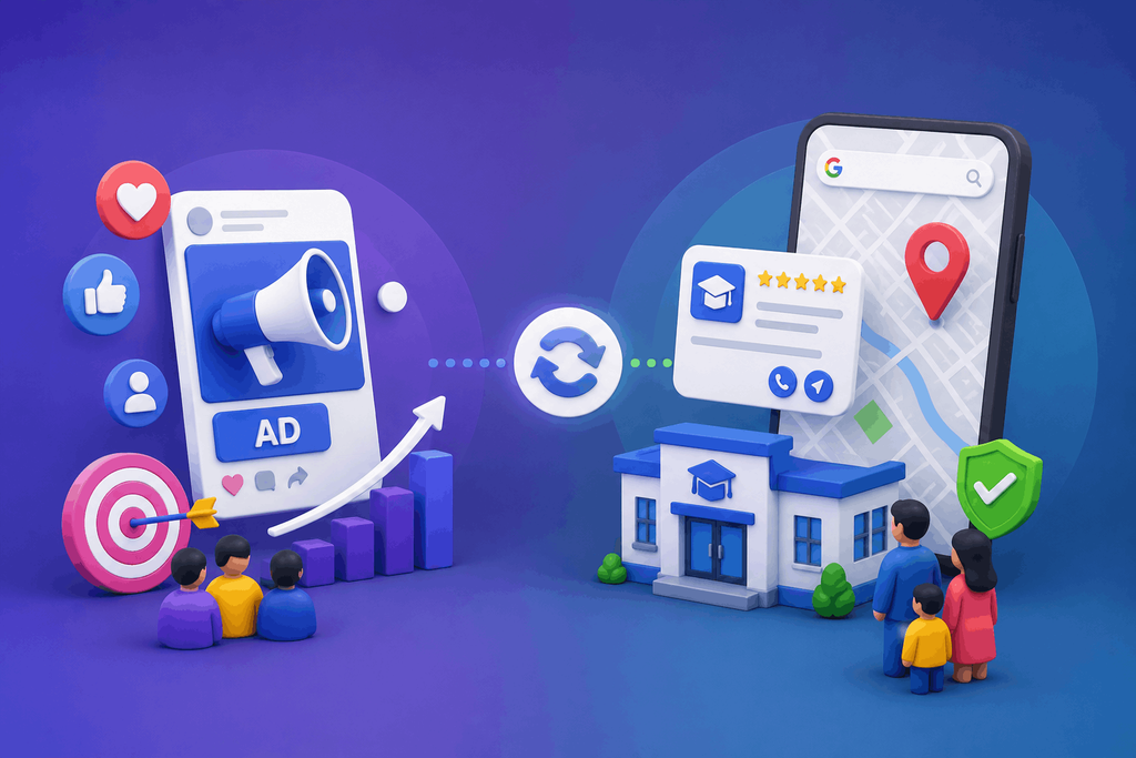 local SEO different from the Facebook ads