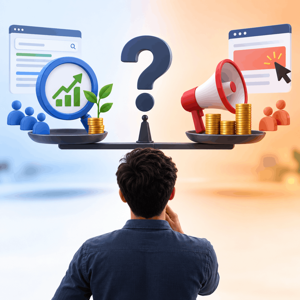 SEO vs paid ads