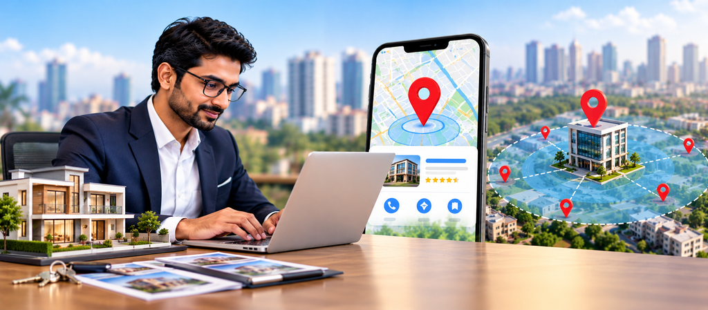 broker set up a Google Business Profile